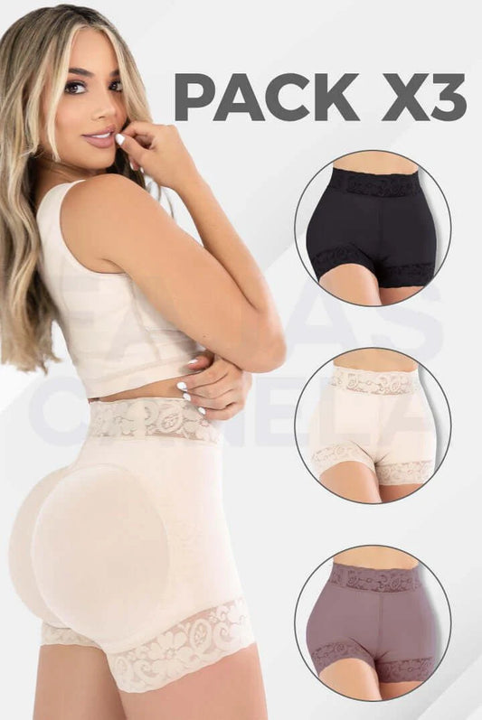 SHORTS CONTROL ABDOMEN Y LEVANTA GLUTEO 💖