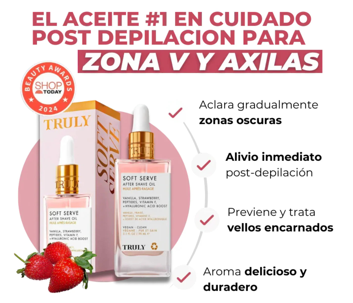 Aceite Truly Soft ~ Aclarante Zona Intima OFERTA 2X1 💖