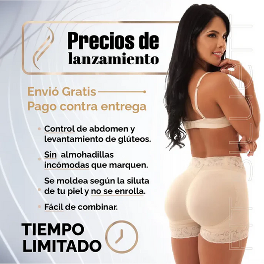 SHORTS CONTROL ABDOMEN Y LEVANTA GLUTEO 💖