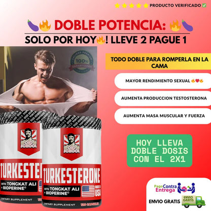 TURKESTERONE OFERTA PAGA 1 Y LLÉVA 2 🐺🔥