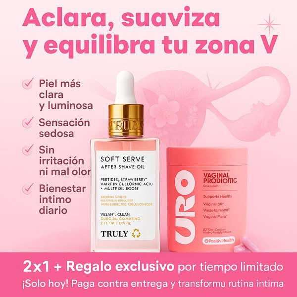 DUO DE CUIDADO INTIMO: Aceite Truly Beauty + URO Probiotico 🌿💖